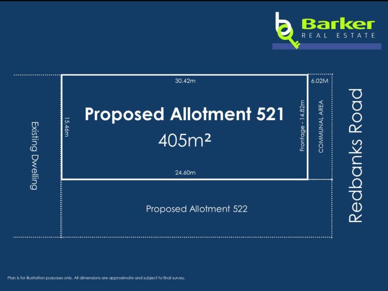Proposed Allotment 521 Redbanks Road, WILLASTON, SA 5118 AUS
