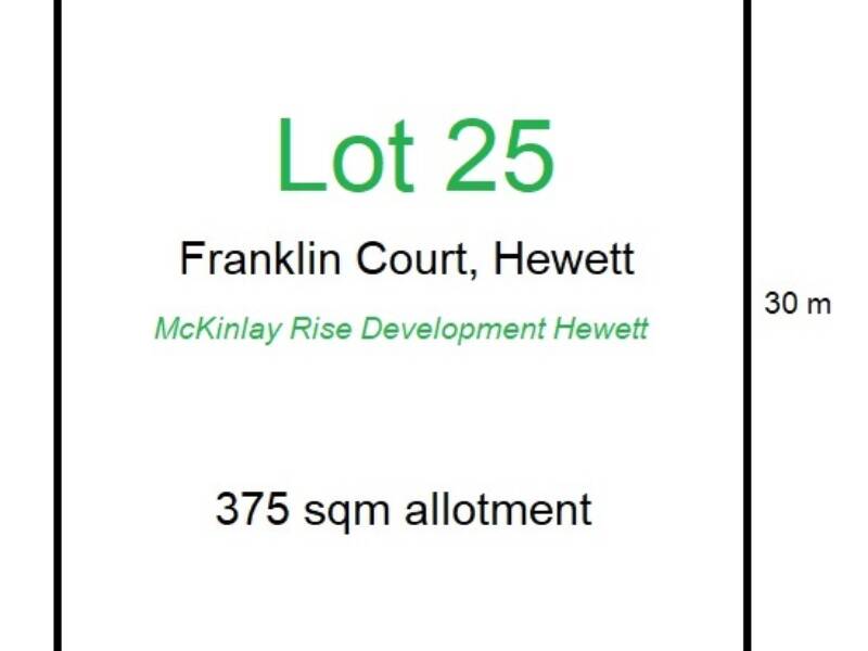 Lot 25 (No.8) Franklin Court, HEWETT, SA 5118 AUS